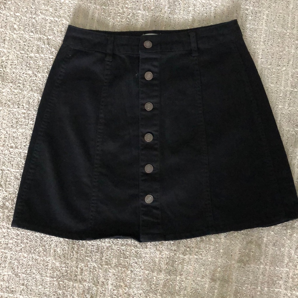 A-line with buttons down the front.